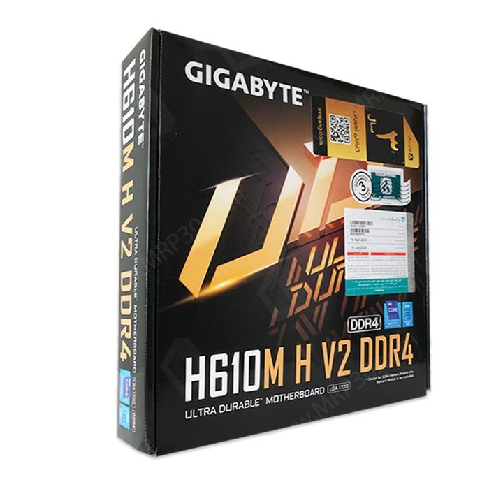 باندل مادربرد گیگابایت و پردازنده Gigabyte H610M-H V2 DDR4Intel Core i3 13100 آکبند